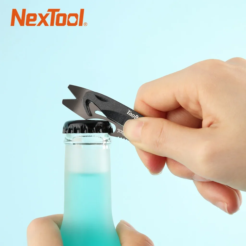 Фото Многофункциональный Фрезер NEXTOOL TaoBar, компактный спасательный брелок для ключей, креативный инструмент для повседневного использования №5