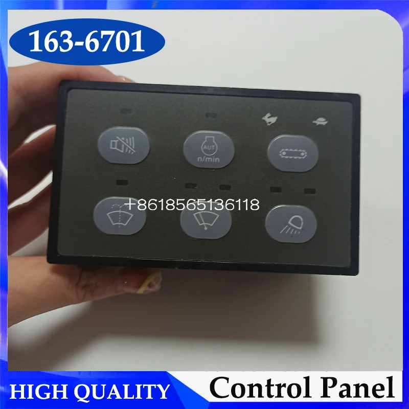 

High Quality Head Lamp Wiper Controller Panel 163-6701 1636701 for Caterpillar 320C E320C 312C 312CL 315C 318C 319C Excavator