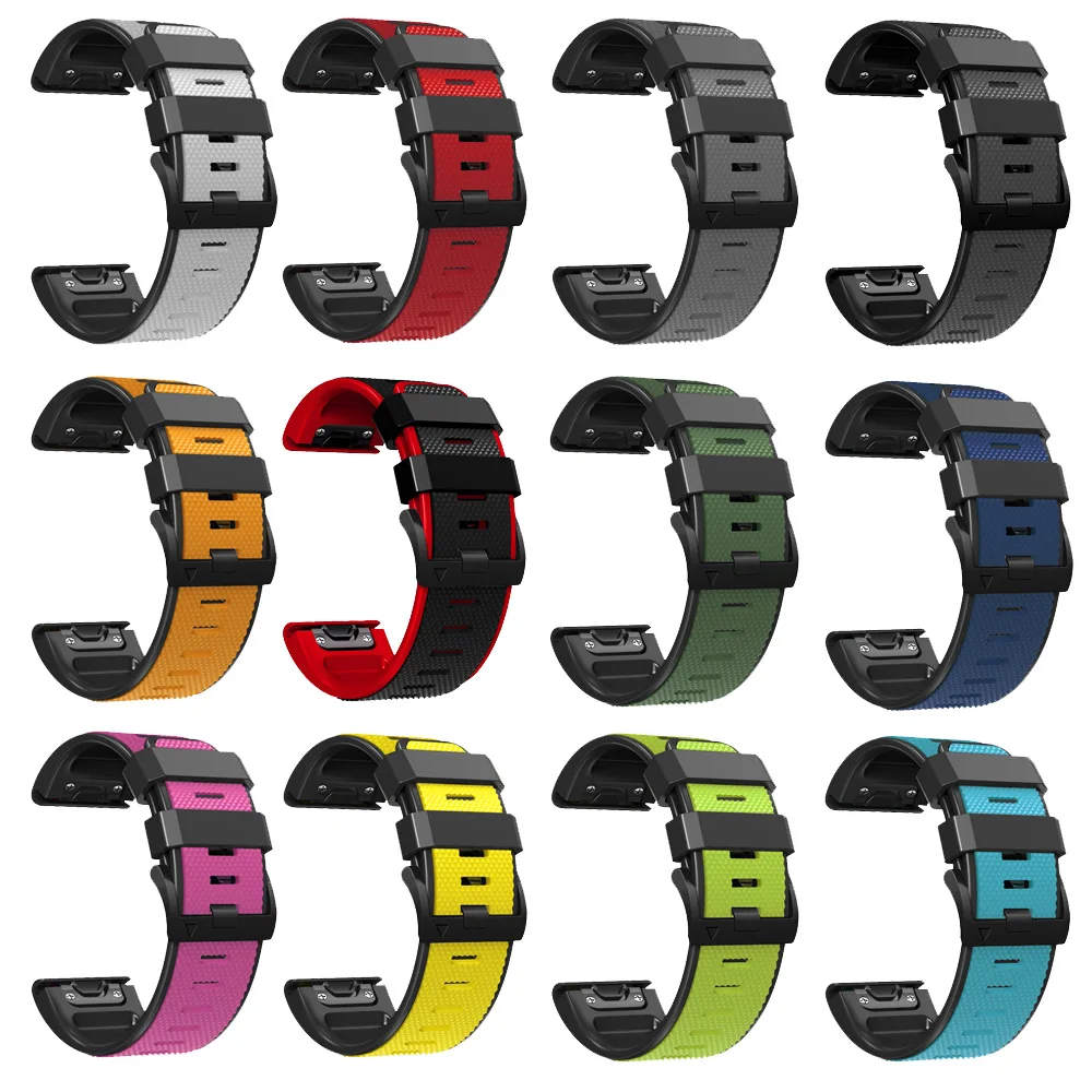 Premium Silicone Smartwatch Wristband Accessory - 22mm/26mm