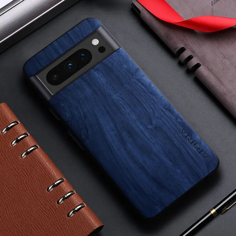 Bamboo Wood Pattern Leather case for Google Pixel 9 Pro 9A 8 funda unique design back cover for google pixel 9 pro 8a 7a case 4