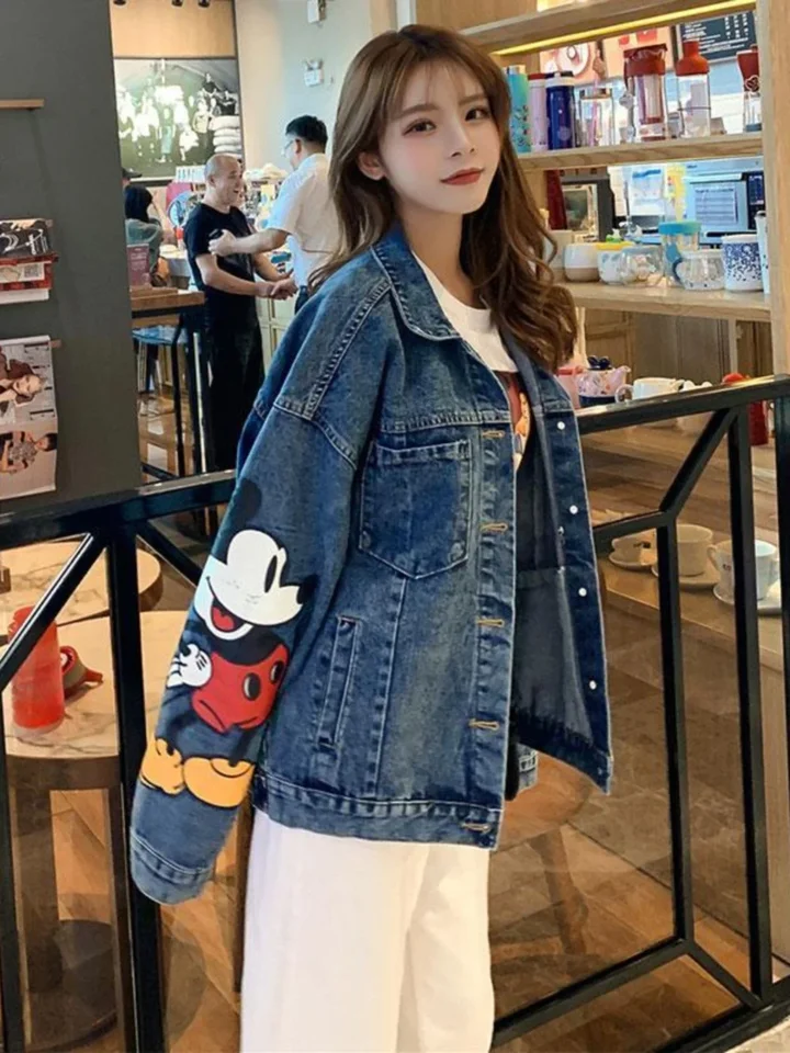 デニムコート婦人服韓国版ゆったりとしたプリントのジャケットの上着\r s-xl 楽天市場】スーツジャケット レディース 秋 ピーコート 40代