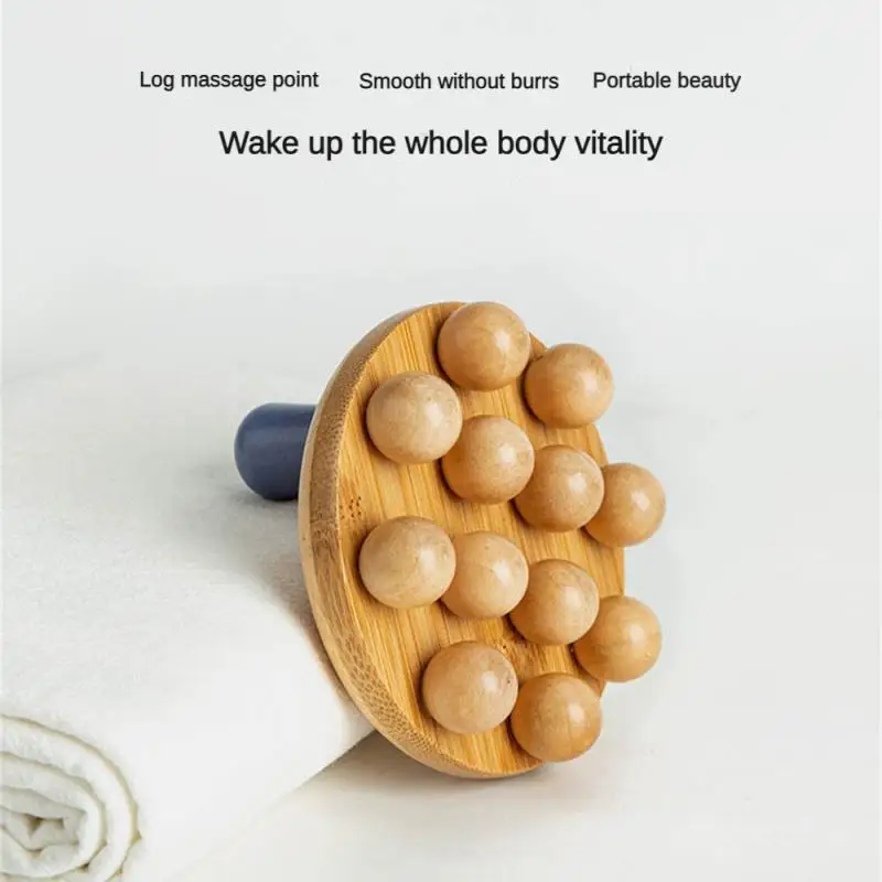 

Body Massage Care Tools Fatigue Relief Comb 12 Bead Design Exquisite Massage Comb Spa Massage Therapy Natural Comfortable Grip