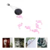 Solar Flamingo Garden Lamp Decoration Power Wind Chime Light for Home Yard Hanging Outdoor Lights 2