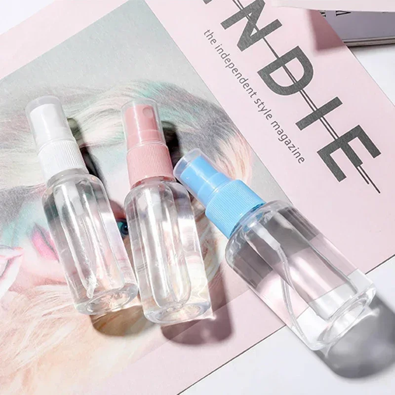 Transparent air spray bottle 30 / 50 / 75 100 ml plastic mini perfume atomizer can fill the container cosmetics 1PCS