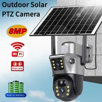 🛡️ IslandTrendz Solar-Guard Pro: 8MP Dual-Lens 4G/WiFi Security System