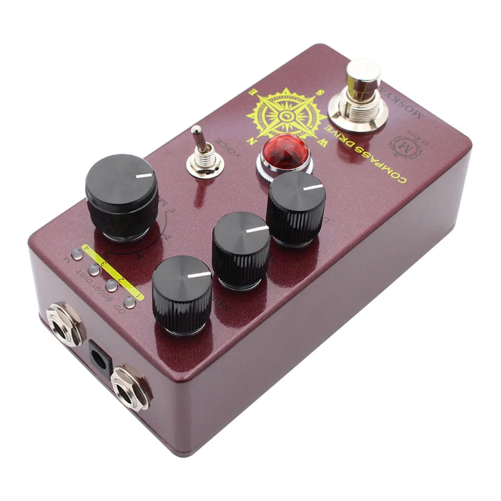 

Overdrive Booster Guitar Effects Pedal Effects Knob OD Overdrive Pedal R 4-Mode Selection TONE The Guitar VOLUME