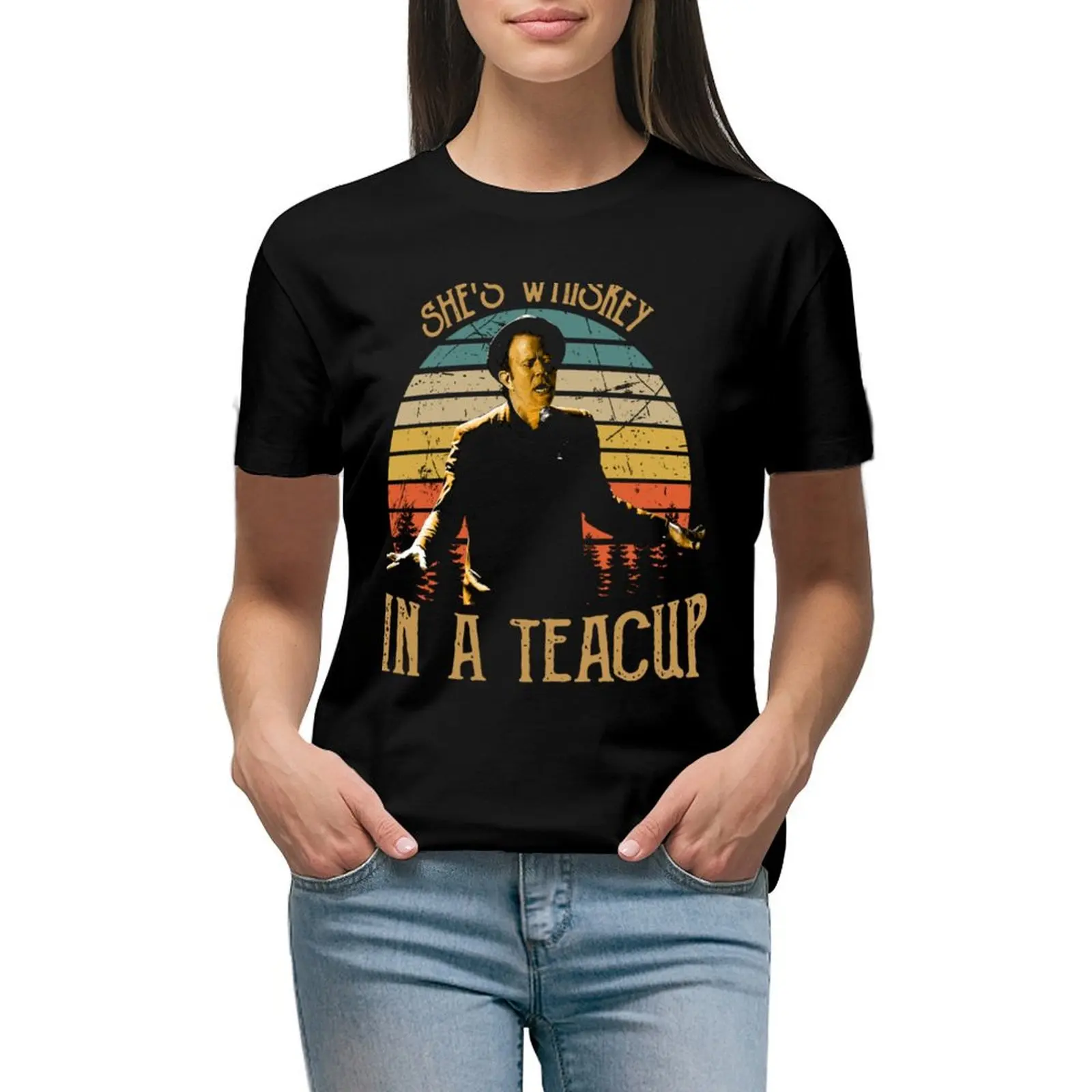 

Tom Waits Classic T-shirt tees female cropped t shirts for Women