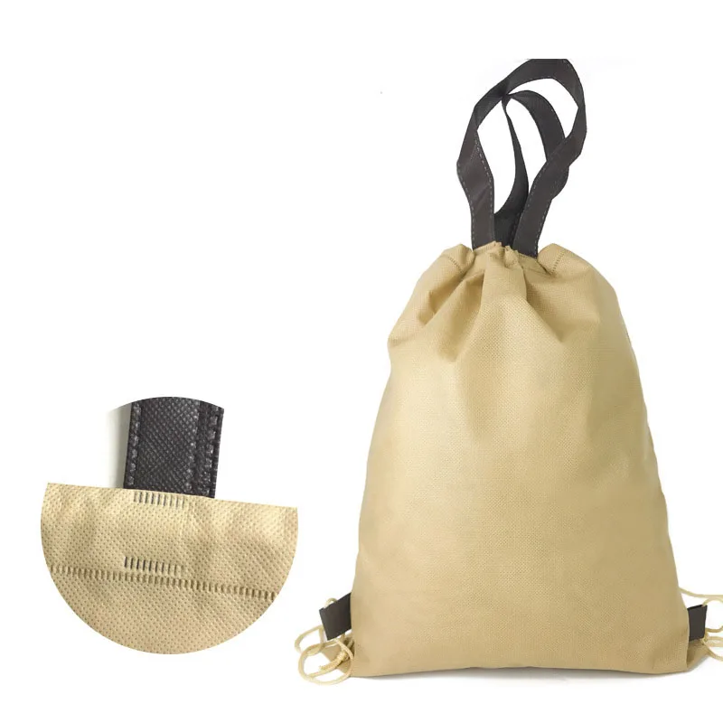 

Portable Sports Bag Thicken Drawstring Belt Riding Backpack Gym Drawstring Shoulder Bag Shoes Clothes Waterproof Storage Bag