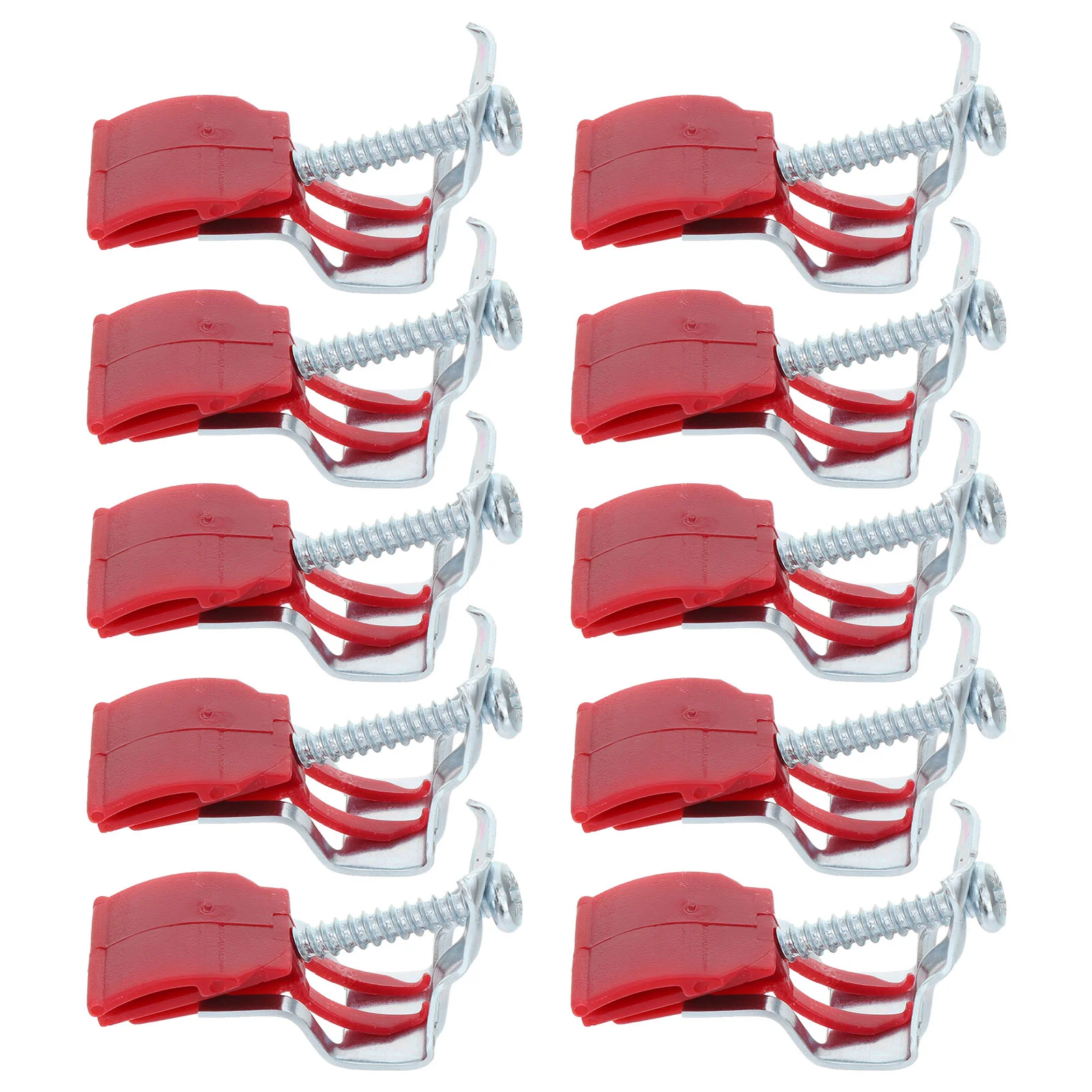 10 Pcs Sink Mounting Clips Adjustable No Drill Installation Accessories For Sink Manganese Steel Bow Sewer Fixing Fasteners