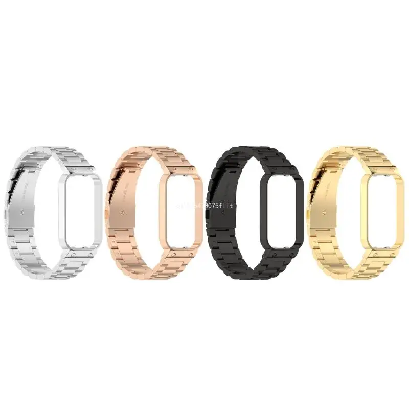 

Sleek Stainless Steel Watch Strap Fashionable Bracelet Durable for Band 8 Active Dropship