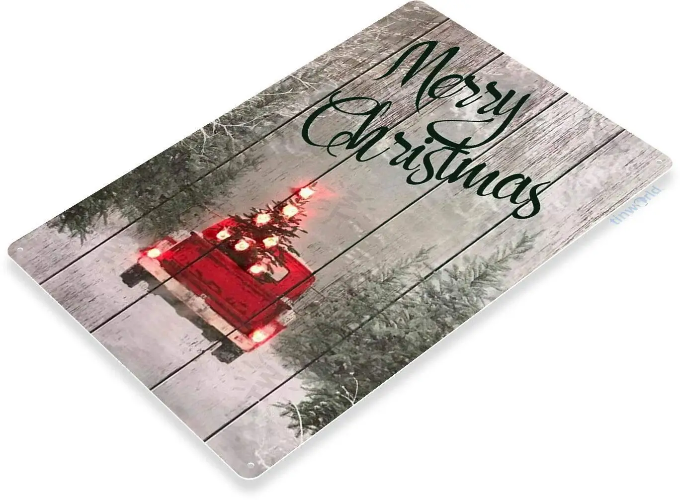

TIN Sign Merry Christmas Truck Art Holiday Decoration Metal Decor B837 Retro Wall Home Bar Pub Vintage Cafe Decor, -Metal Tin Si