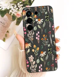 Luxury Sunset Floral Paint Silicone Soft Phone Case Cover for Tecno Camon 50 Ultra (TYhei2373)