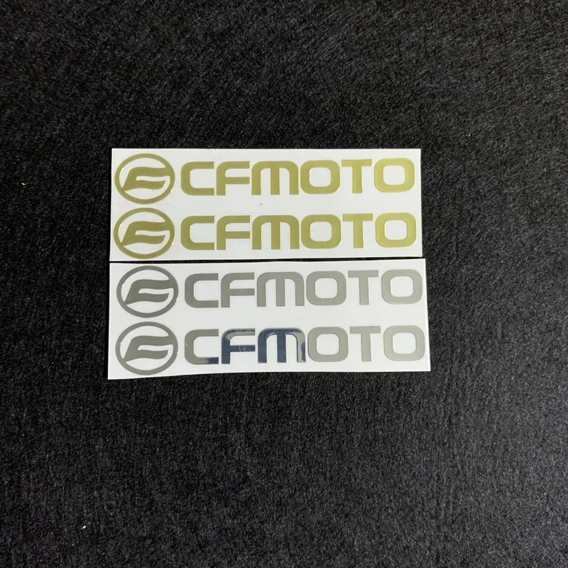 2 sztuki CFMOTO metalowa naklejka motocyklowe spersonalizowana naklejka motocyklowe CFMOTO Logo dekoracyjne wodoodporne naklejki dla CFMOTO