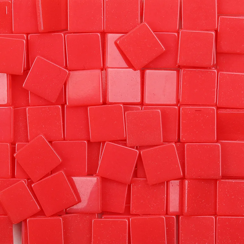 thumbnail image 1 of Mosaico de resina de color creativo de 1 cm, 100 piezas de azulejos acrílicos hechos a mano para niños, venta al por mayor, materiales para manualidades y pasatiempos, 1 of 5