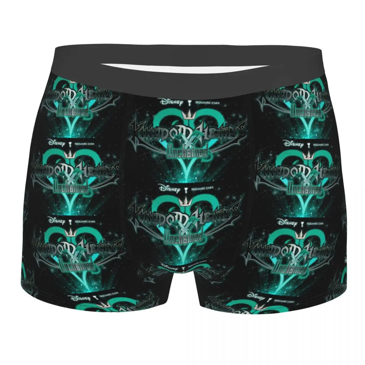 

Забавные боксеры Disney Kingdom коробка с сердечками Art, трусы, мужские трусы, удобные аниме трусы, нижнее белье