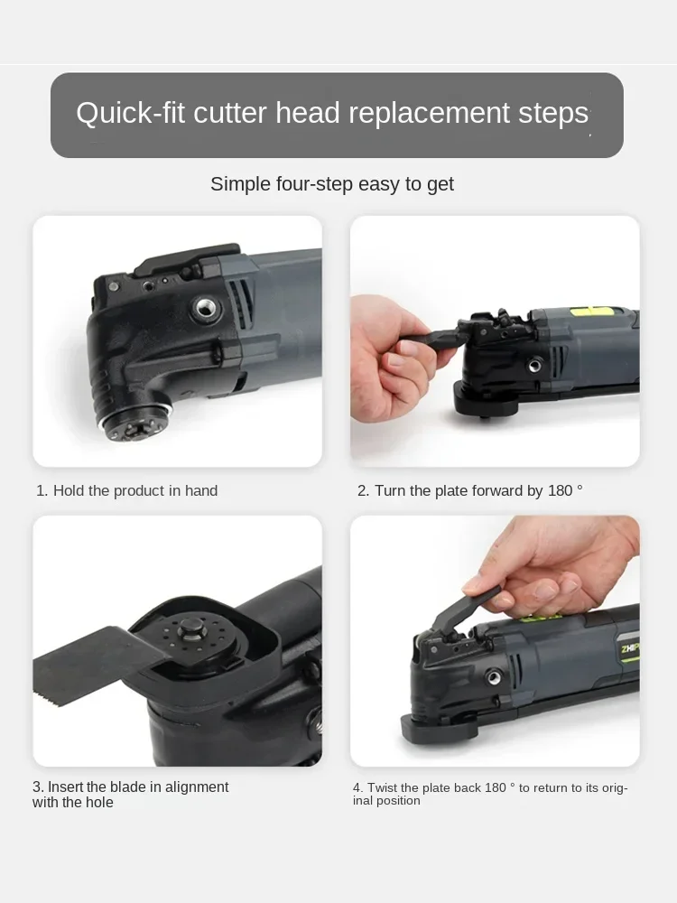220V Professional-quality Electric Trimmer for Cutting, Shaping and Engraving Woodworks and Home Renovations