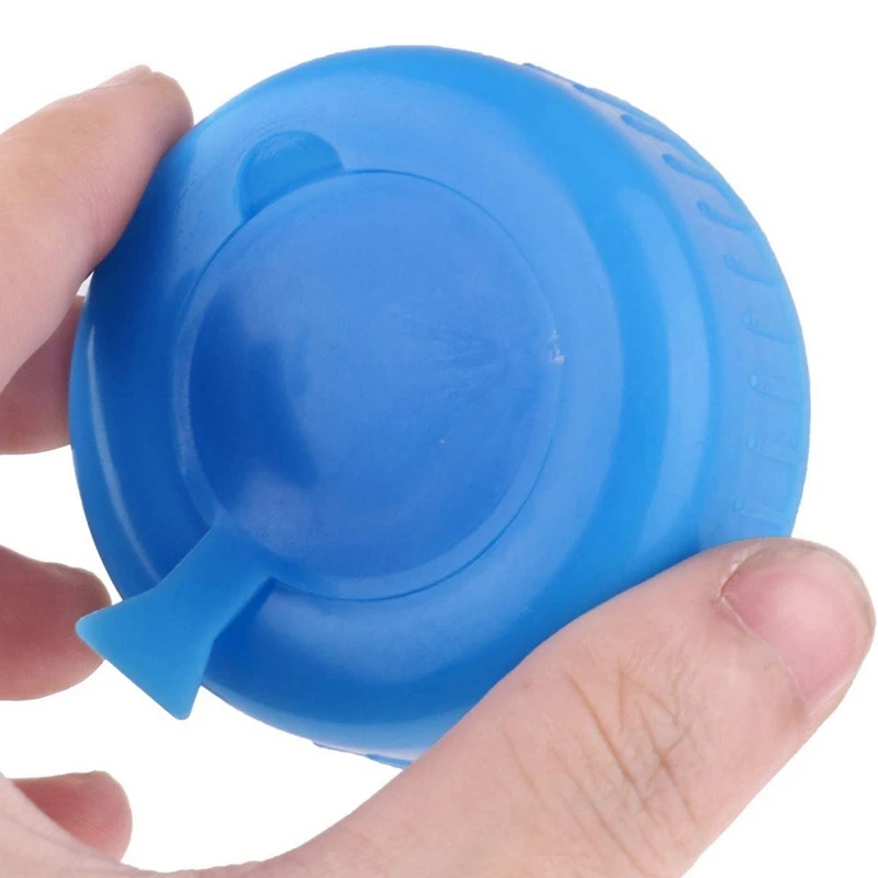 Water Jug Cap 5 Pack Plastic Water Bottle Cap Blue Gallon Drinking Bottle Replacement Tool Leak Free