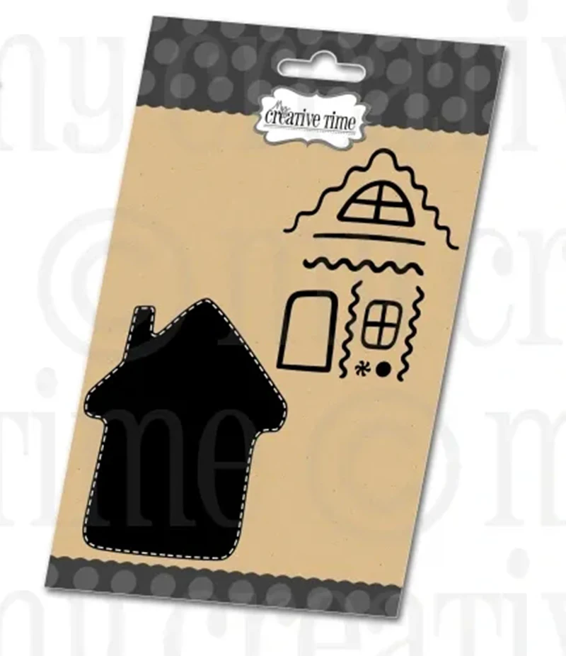 Gingerbread house Metal Cutting Dies for DIY Scrapbooking Album Decorative Crafts Embossing Paper Cards Making