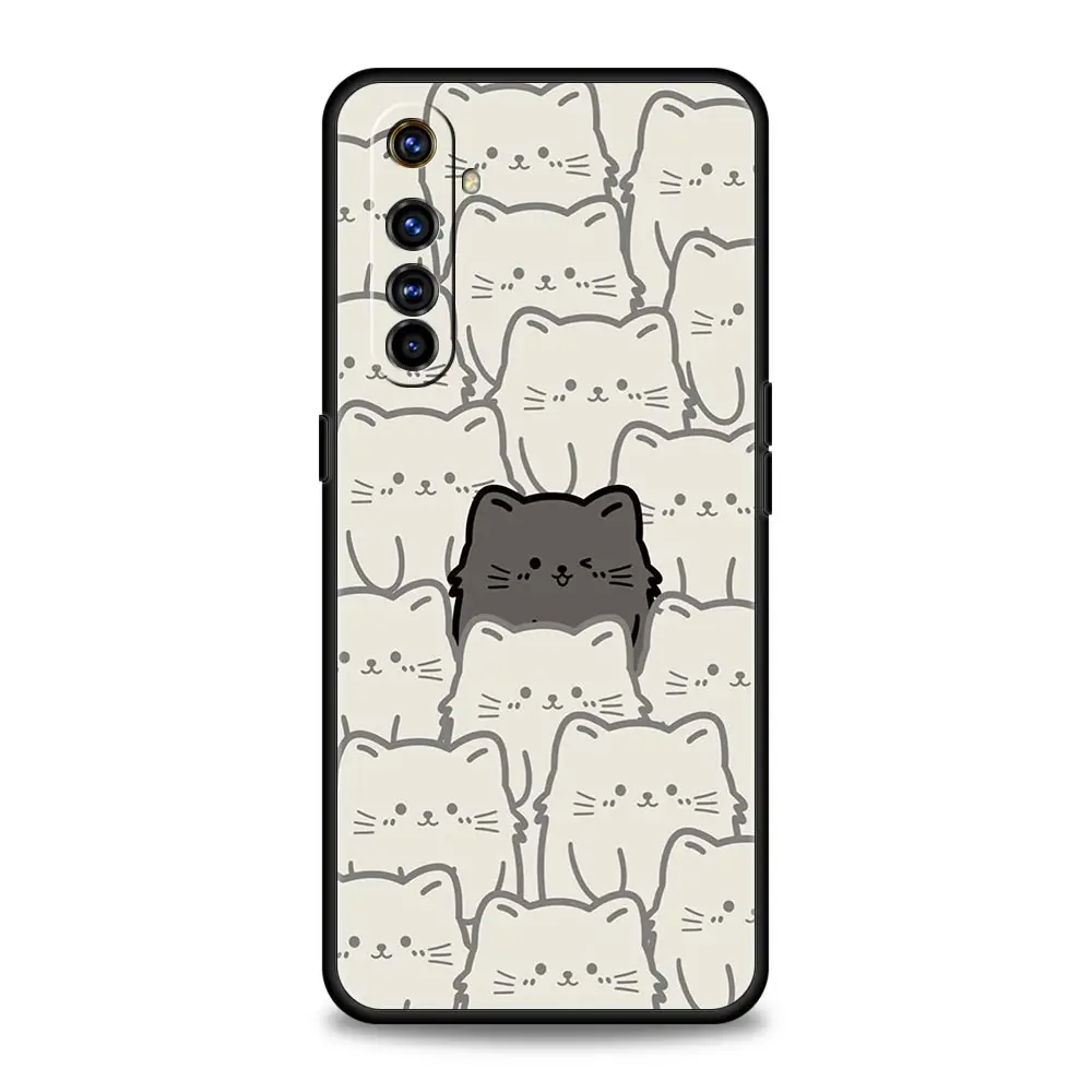 Cat-Printed Phone Case Cover with Enhanced Durability