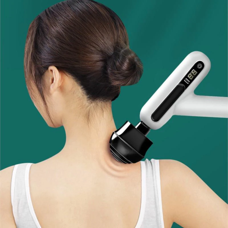 

Portable Electric Massage Gun Fascia Guns USB Rechargeable Fitness Back Neck Deep Tissue Muscle Massager Relaxation Equipment