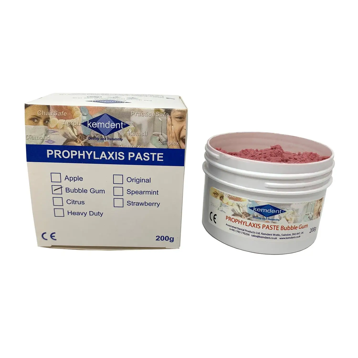 

Kemdent - Oral Prophylaxis Polishing Paste Strawberry&Spearmint 400 gr
