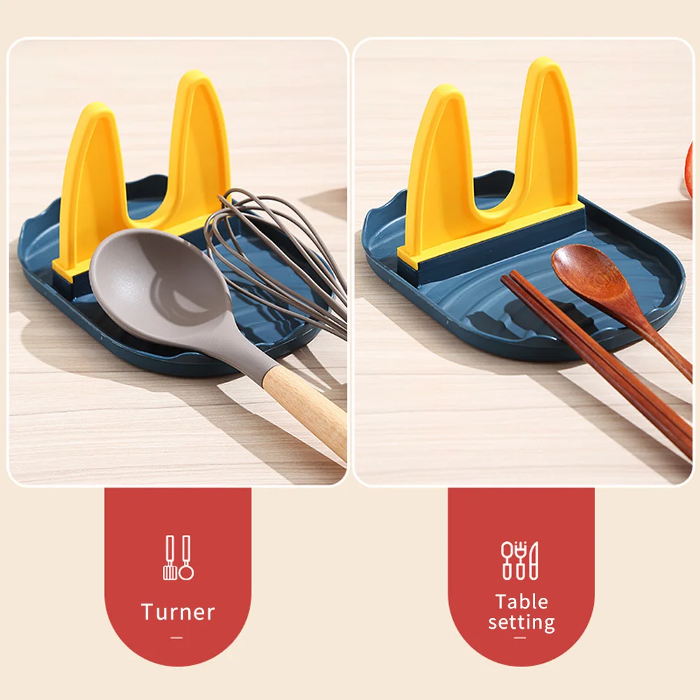 Foldable Pot Lid Rack Plastic Spoon Holder Stand Kitchen Organizer Pot Lid Rack Pan Cover Shelf Tableware Storage