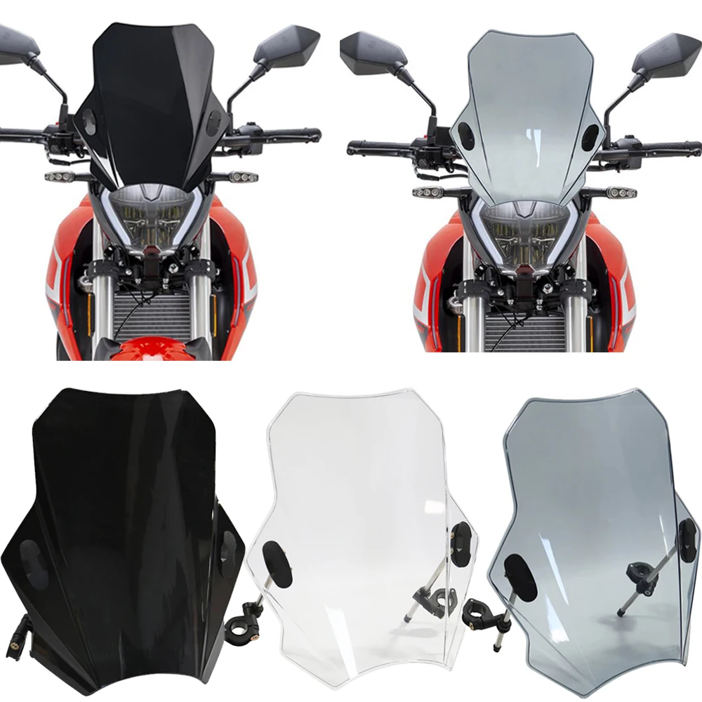 For Keeway RKF 125 RKF125 2018 2019 2020 NEW  Motorcycle Windshield Glass Cover Screen Deflector Motorcycle Accessories