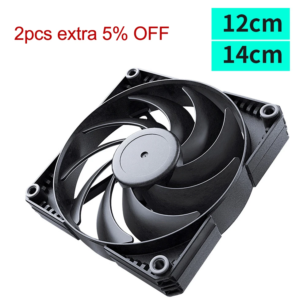 Phanteks 120 mm 140 mm Case do pc fã 4-pin Pwm Ventilador de Refrigeração Silencioso com Rolamento Hidráulico para Chassi Radiador Cpu Cooler Desktop