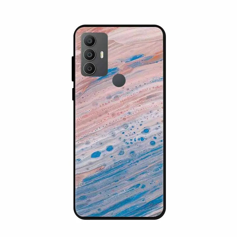 Elegant Marble Silicone Shockproof Phone Case - Soft, Durable Protection
