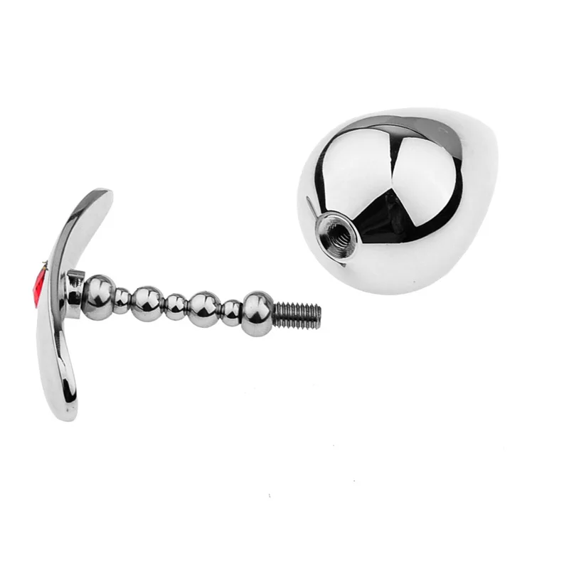 Tragbarer Analplug aus Metall mit Massagefunktion, Sexspielzeug für Frauen und Männer, Masturbation, Paare, Flirten, Spiele für Erwachsene, Produkte_voghion.com