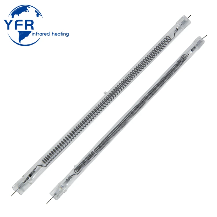 medium wave infrared lamp 800W 220V Suitable for food heating and industrial drying, it provides uniform heat distribution