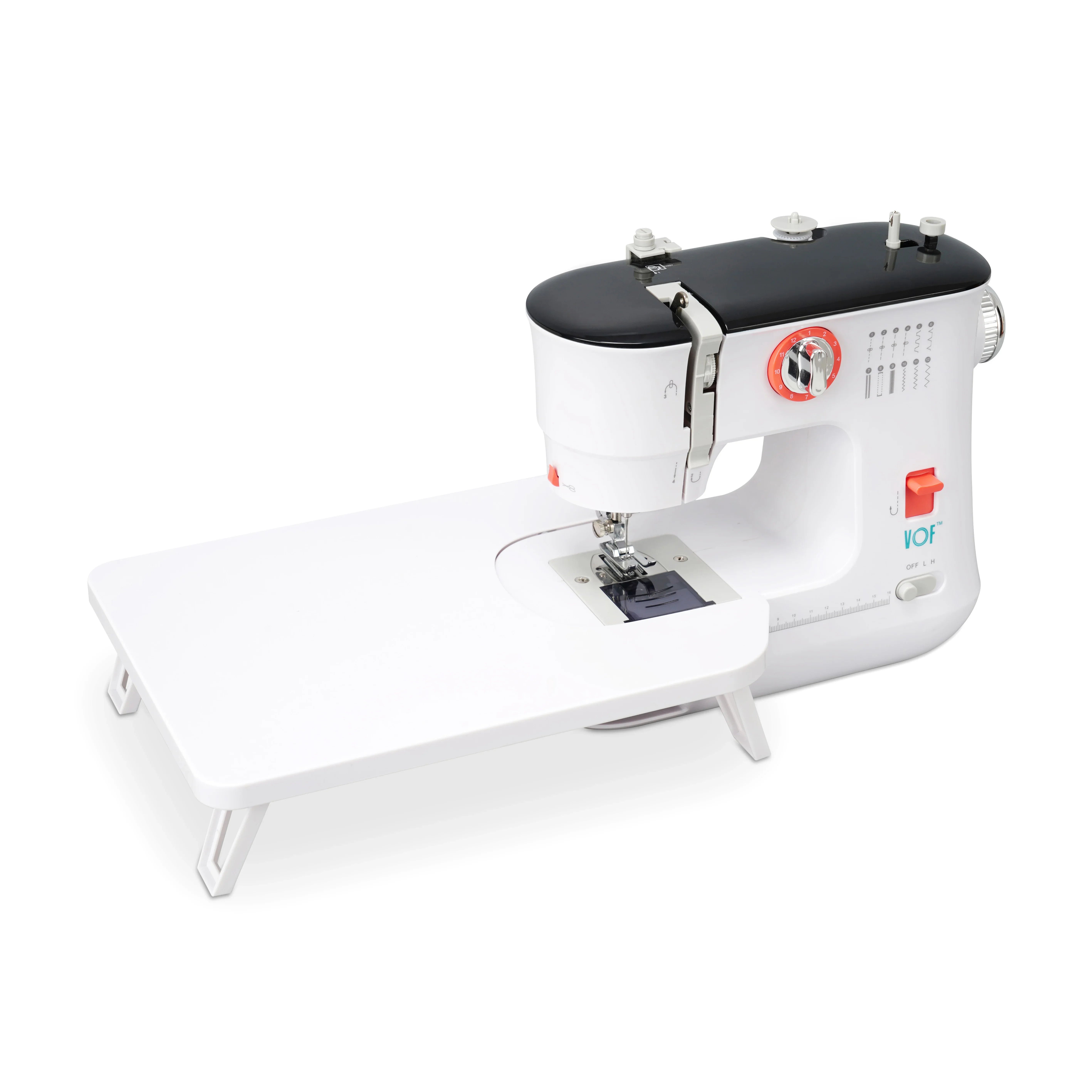 MOQ=1 VOF 519 12 stitches mini household domestic overlock zigzag clothes jeans sewing machine
