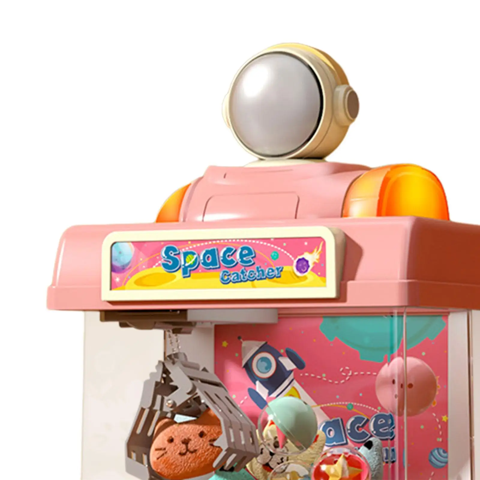 Electric Claw Machine Toy Exciting Play with Mini Dolls, Tokens, Tumbler Doll 5