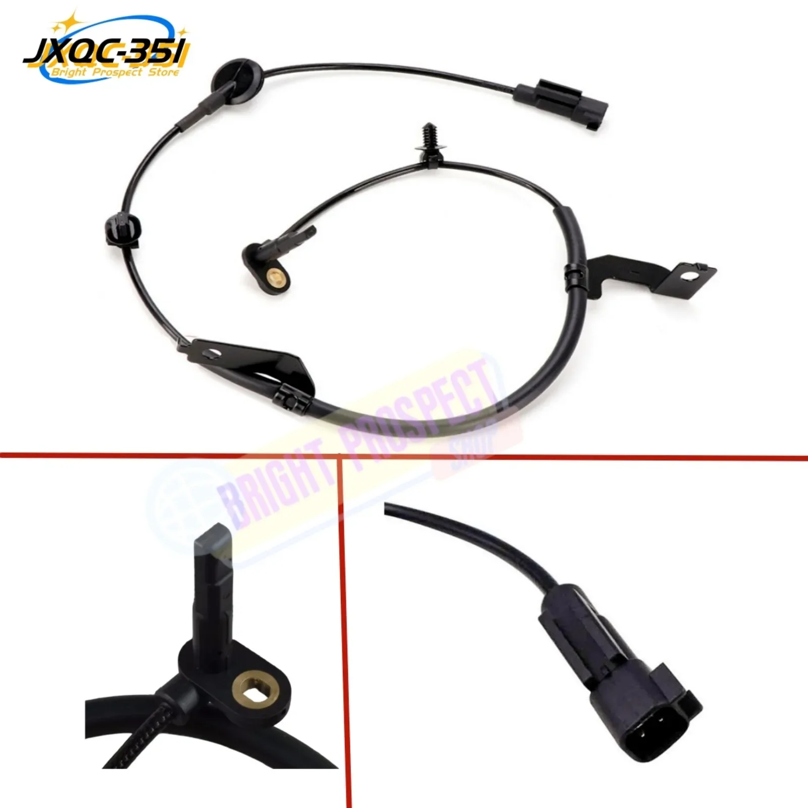 

Автомобильные запчасти для Dodge Caliber Jeep Compass Patriot 2 шт. (1 комплект) 5105573AA 5105572AA ABS Датчик скорости колеса Передний левый/правый