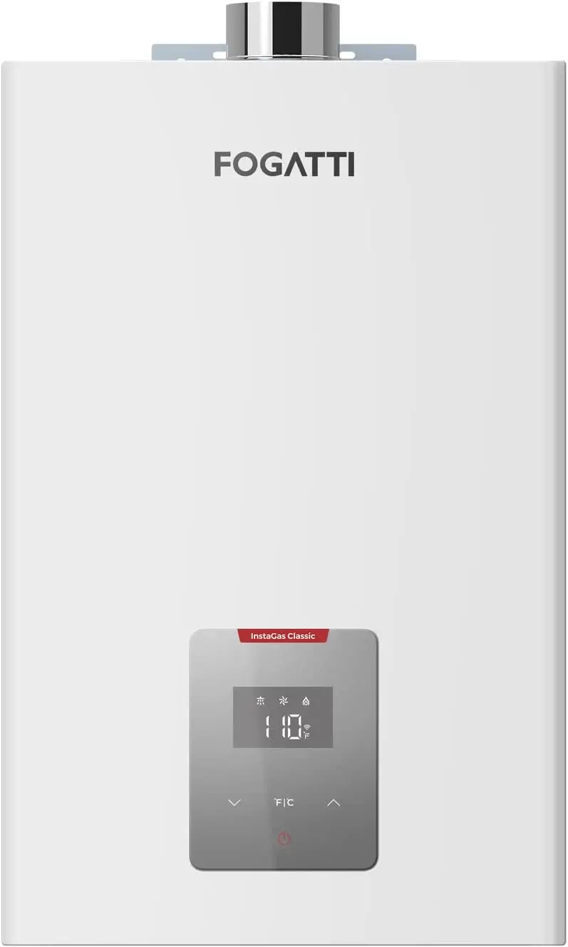 Natural Gas Tankless Water Heater Indoor 5.1 GPM 120,000 BTU Instant Hot Water Heater, InstaGas Classic 120 Series