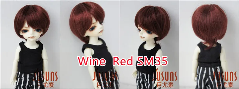 1/12 1/8 OB11 Doll Wigs D28053 3-4inch 4-5inch 5-6inch Enfant Cut Synthetic Mohair BJD Hair Lati Yellow &White Tiny Accessories