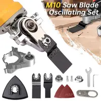 Angle Grinder Modified Oscillating Tool，Renovator Saw Slotting Machine Multifunction Power Woodworking Tool With Trimmer Blades 1