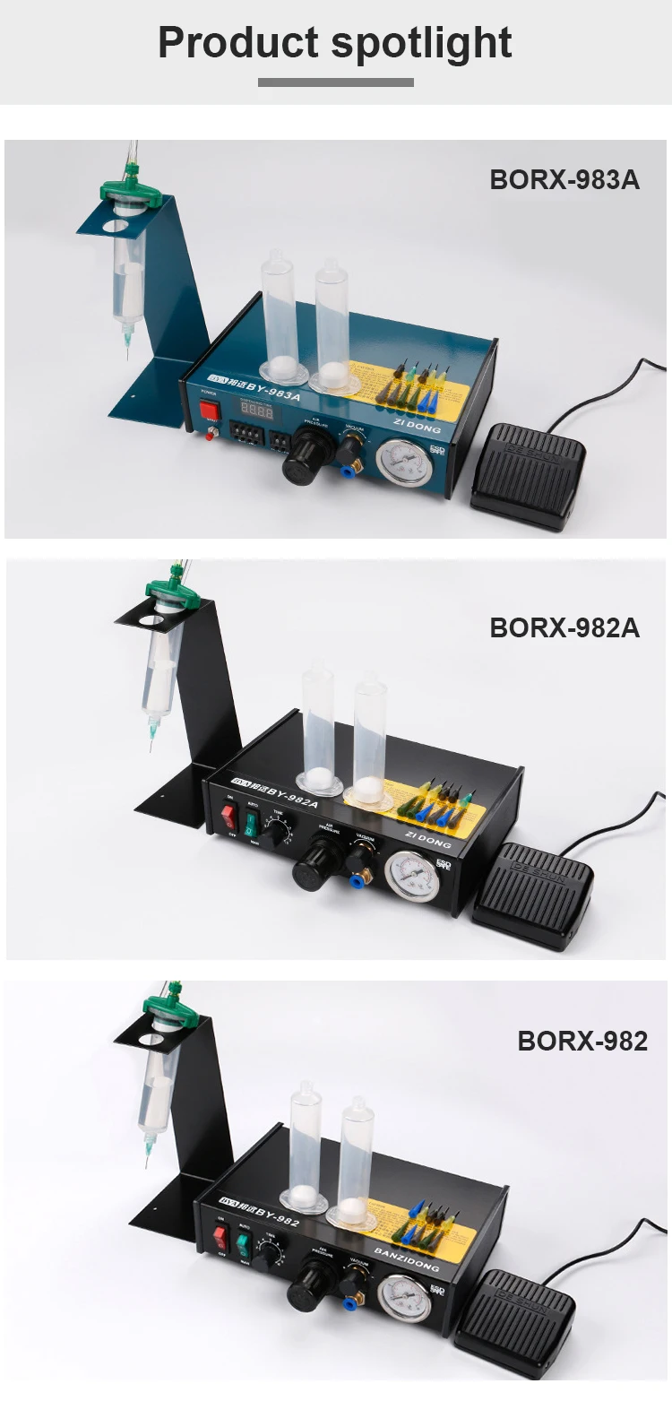 JB 983A Semi-automatic Glue Dispenser Professional Precise Digital Paste Liquid