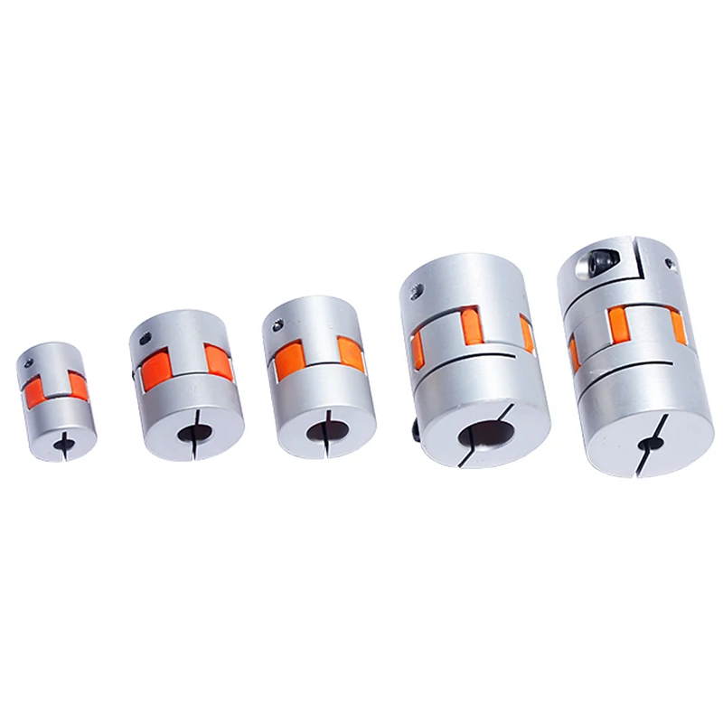 Shaft Coupler Flexible Coupling Shaft Connector Promotion D20L25 Four Jaws Aluminium Plum Coupling Encoder CNC Stepper Motor Shaft Component Spider Flexible Coupler