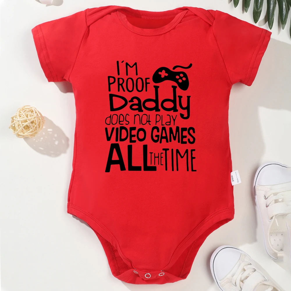 Funny Infant Outfits 0 to 24 Months Baby Boy and Girl Clothes Onesies Cotton Multicolor Round Neck Newborn Bodysuit European 2