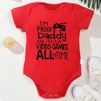 Funny Infant Outfits 0 to 24 Months Baby Boy and Girl Clothes Onesies Cotton Multicolor Round Neck Newborn Bodysuit European 2