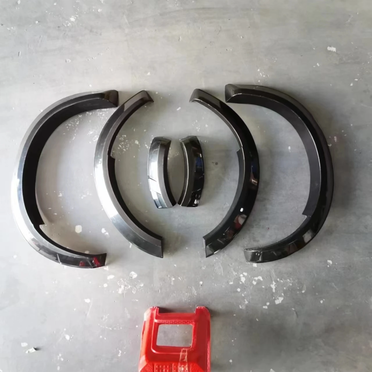 Good Quality ABS Car Wheel Eyebrow Arc Ring Fender Wheel Arch Fit For Ford Ranger XLT Stormtrak Wildtrak Sport 2022-2023