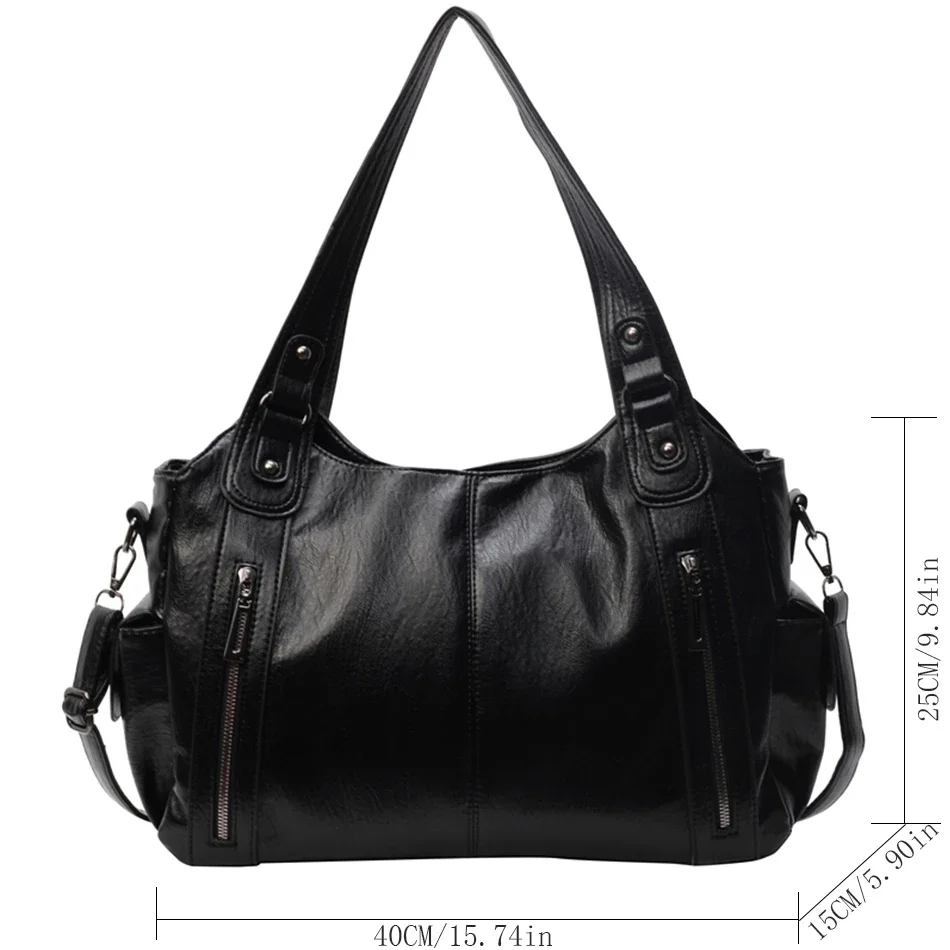 Borsa Leggera Per Tutti I Giorni ModaZeal Borsa A Tracolla Da Donna In Morbida Pelle Con Tasche Multiple Casual Da Donna, Borsa A Tracolla Da Viaggio, Borsa A Tracolla Per Shopping, Escursionismo