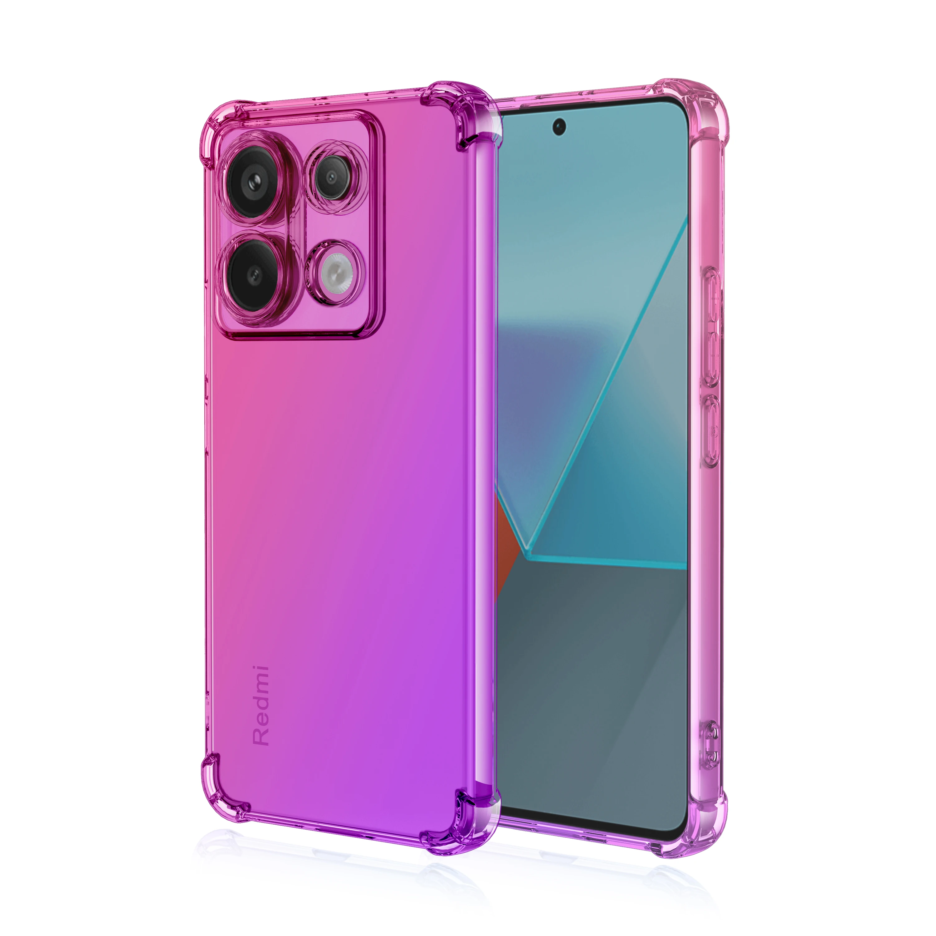 Shockproof Gradient TPU Protective Cover Case
