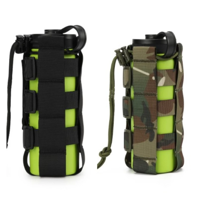 

Army Fans Climbing Hiking Camping Water Bags Outdoors Water Bottle Pouch Tactical Gear Kettle Adjustable kettle bag