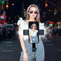 Q08d Gimbal Stabilizer with Selfie Stick for iPhone can rotate dual lights Portable Handheld Gimble with Tripod & Remote - Image 5