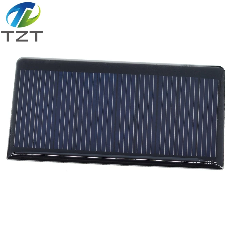 1/3PCS 5.5V 50mA Pannelli Solari Policristallini 68x37mm Mini Sunpower Celle Solari FAI DA TE Pannello Fotovoltaico per Il Caricabatteria - immagine 5