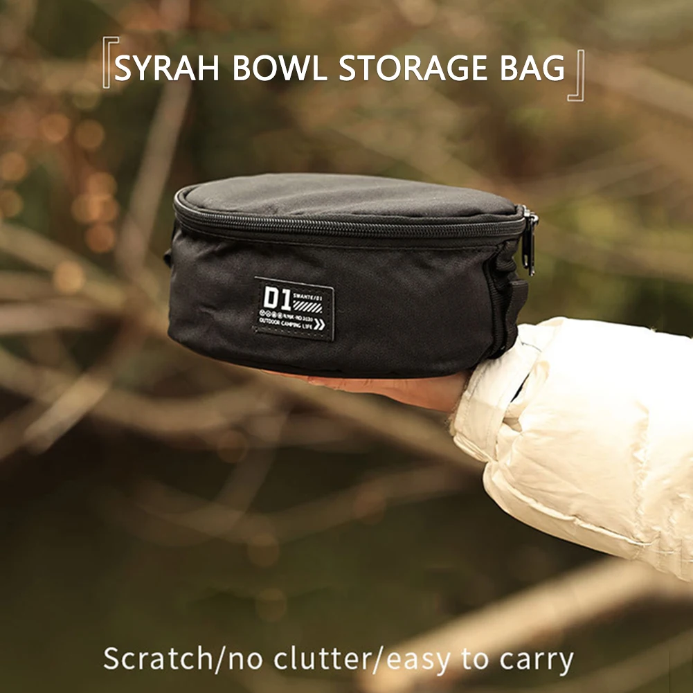 Sierra Bowl Storage Bag Oxford Waterproof Tableware Cups Carrying Case Organizer Outdoor Camping Travel Barbecue Picnic Pouch