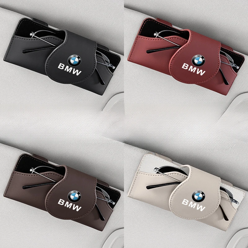 Car-Leather-Glasses-Case-Glasses-Holder-for-BMW-X1-X2-X3-X5-X4-X6-X7 ...
