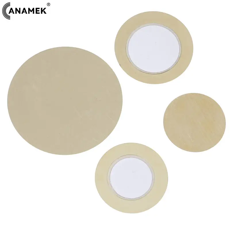 

10pcs 12mm 15mm 18mm 20mm 27mm 31mm 35mm 41mm 50mm Piezo Elements Sounder Sensor Pad Round Trigger Drum Disc Copper